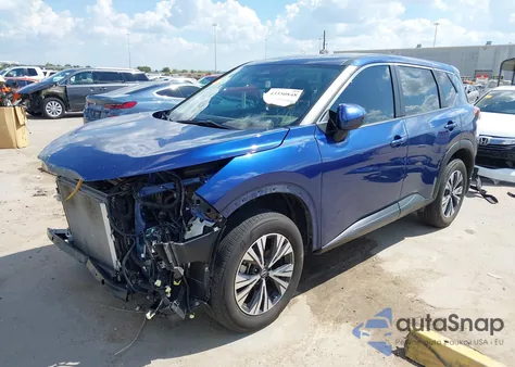 2023 Nissan Rogue Sv Intelligent Awd из США, поврежденный, VIN JN8BT3BB6PW221680